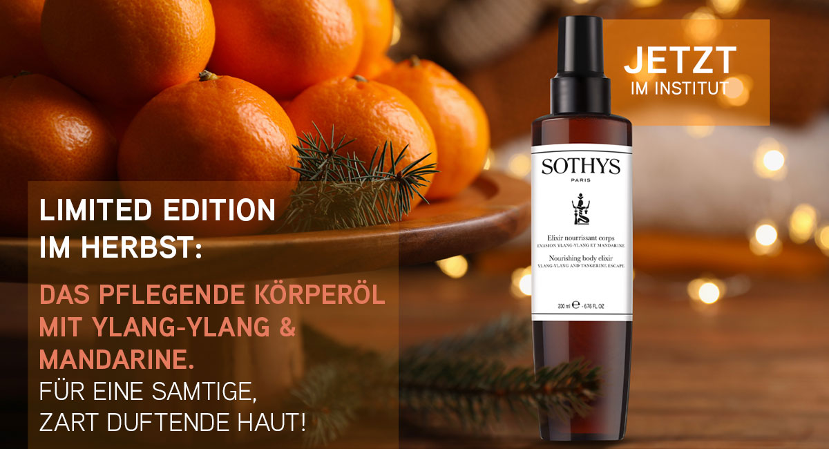 Limited Edition: Pflegendes Körperöl mit Ylang-Ylang & Mandarine